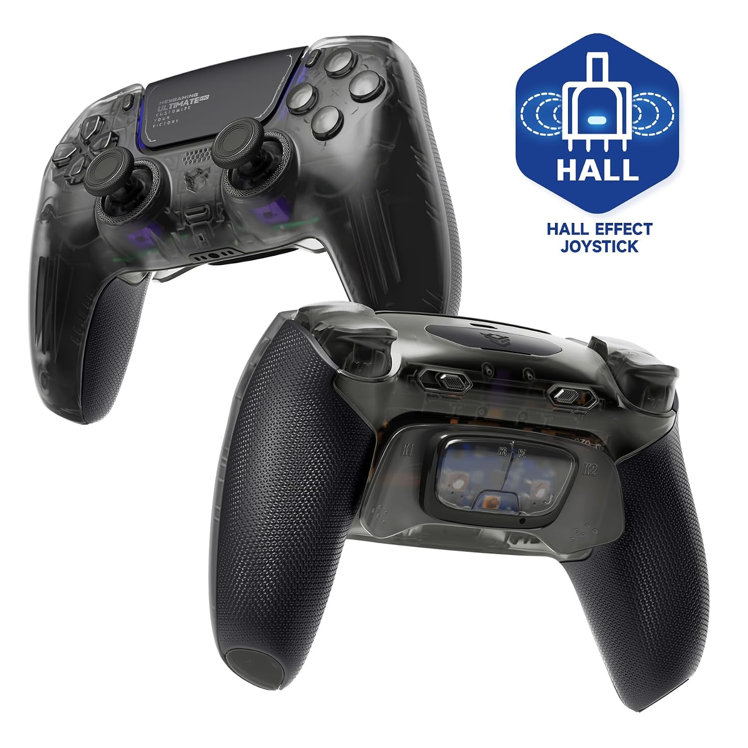 CONTROL PARA PS5 HEXGAMING ULTIMATE PRO NEGRO EXPLORADOR - 1