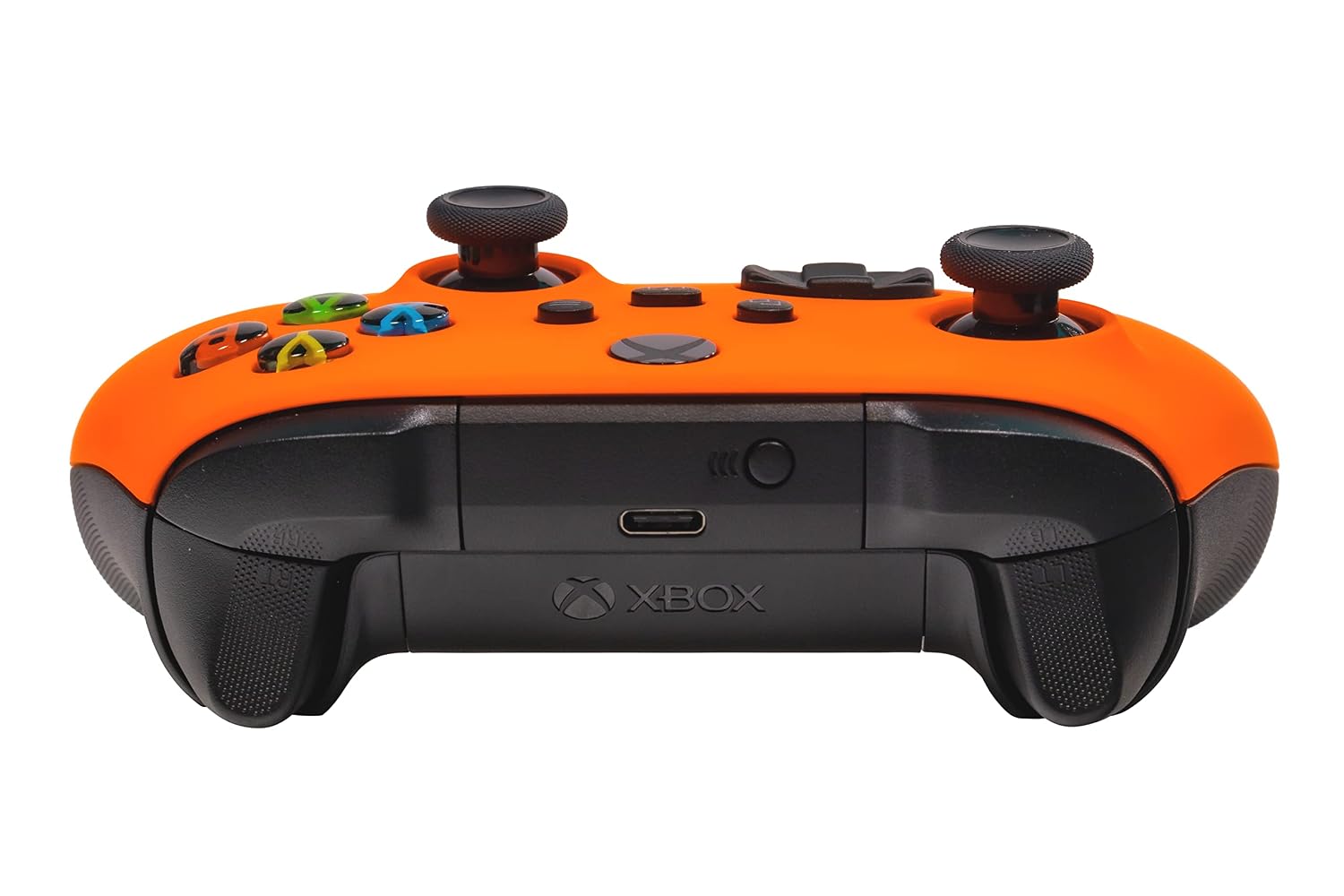 GAMEPAD XBOX ONE SERIES X S CRAZY CONTROLLERZ SOFT TOUCH NARANJA NEÓN - 5