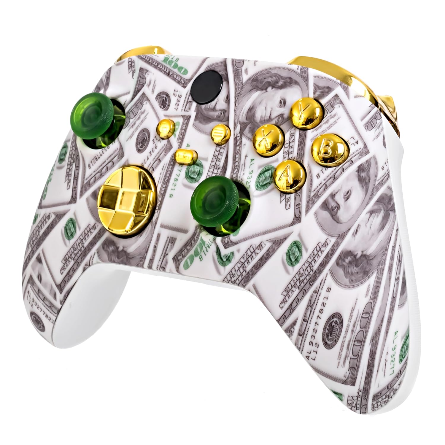 MANDO INALÁMBRICO PERSONALIZADO CRAZY CONTROLLERZ PARA XBOX SERIES X S PC DISEÑO CASH MONEY - 2