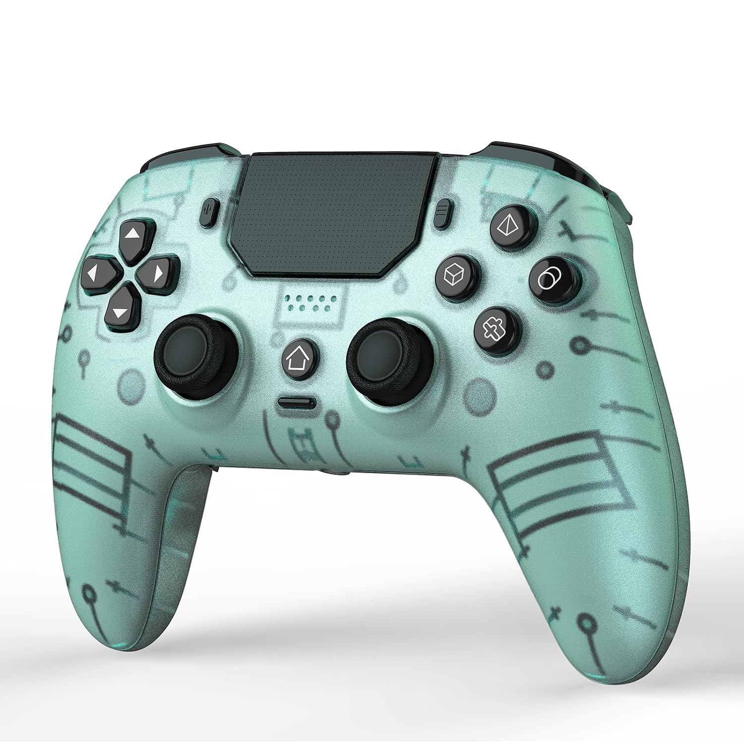 CONTROL INALÁMBRICO LED BETMI PARA PS5 PRO/SLIM/STEAM DECK/PC AZUL FROSTED - 1
