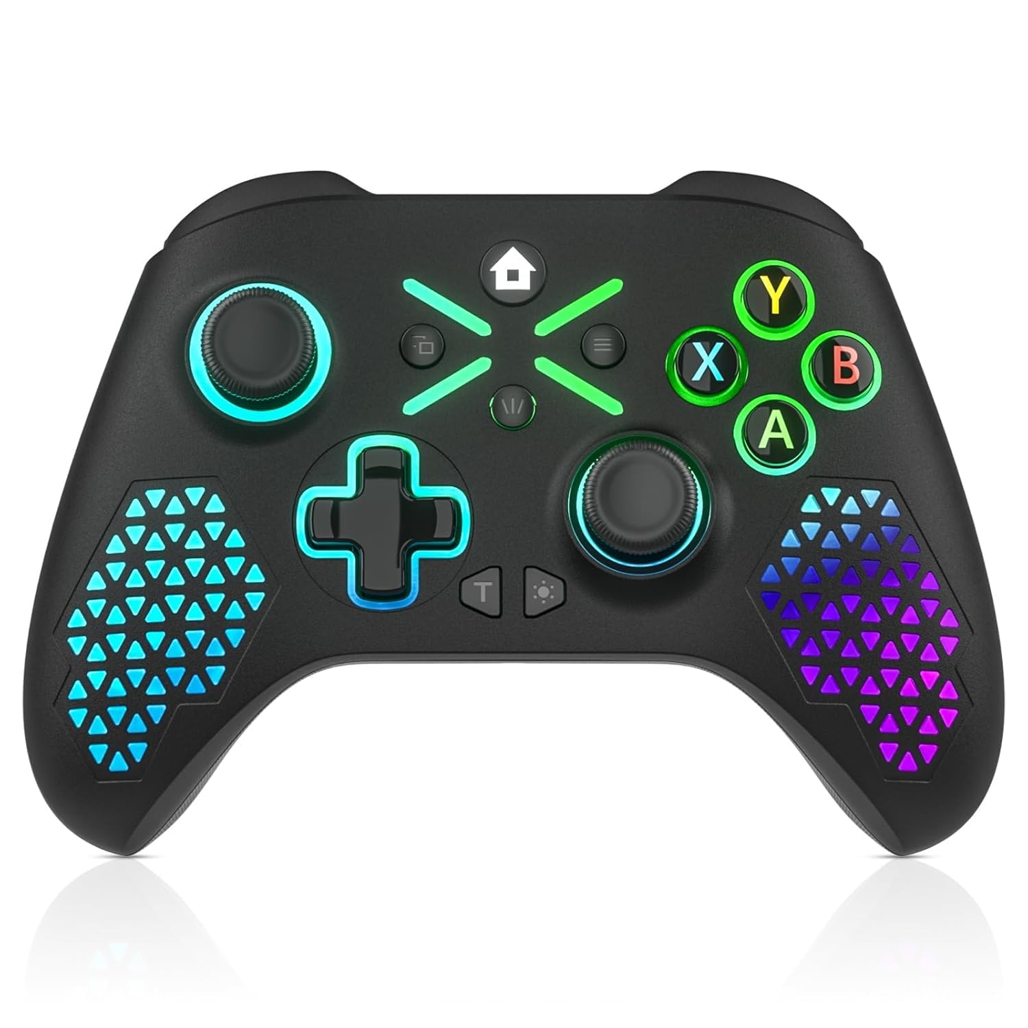 CONTROL INALÁMBRICO DINOSOO RGB PARA XBOX SERIES X|S, XBOX ONE Y WINDOWS 10/11 - 1