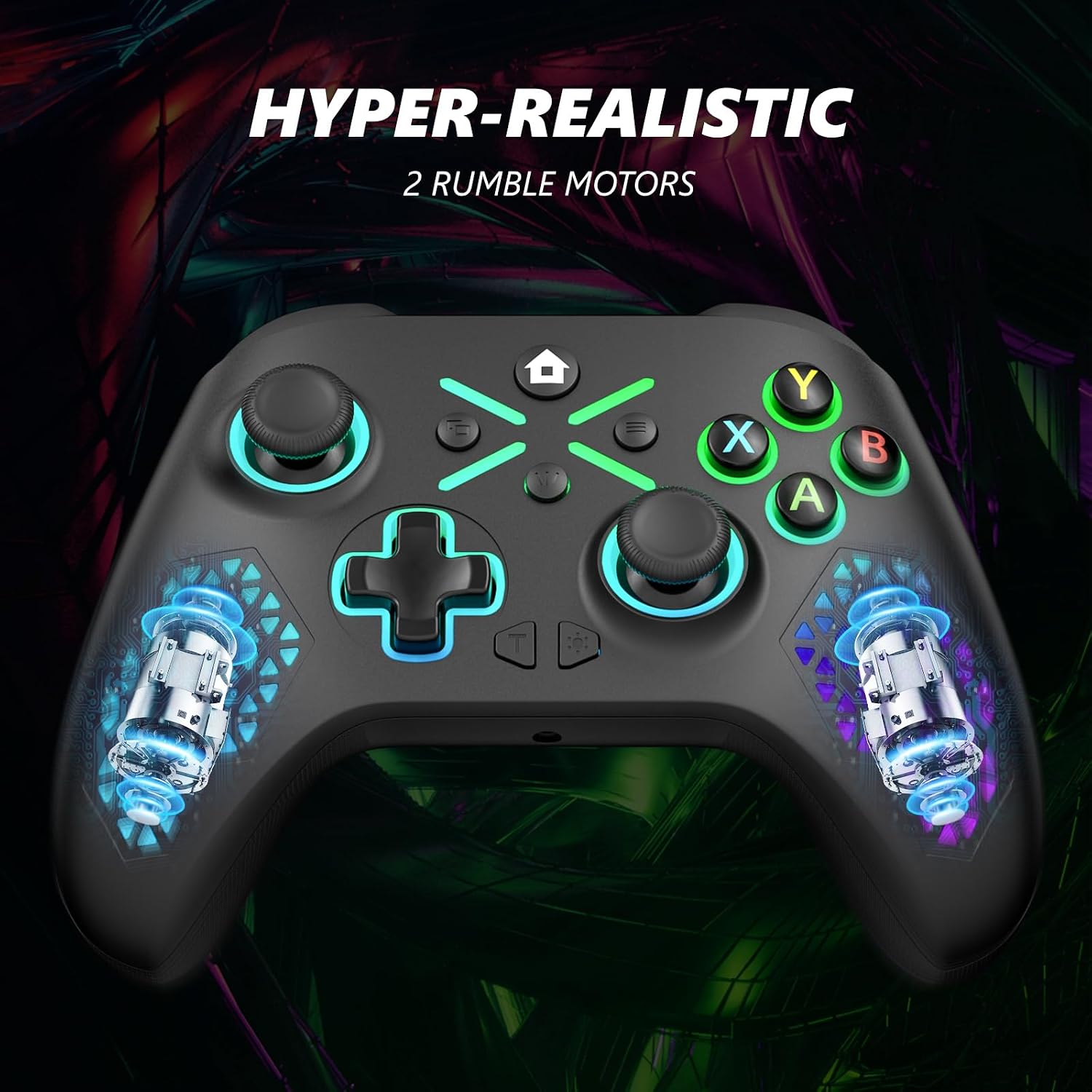 CONTROL INALÁMBRICO DINOSOO RGB PARA XBOX SERIES X|S, XBOX ONE Y WINDOWS 10/11 - 3