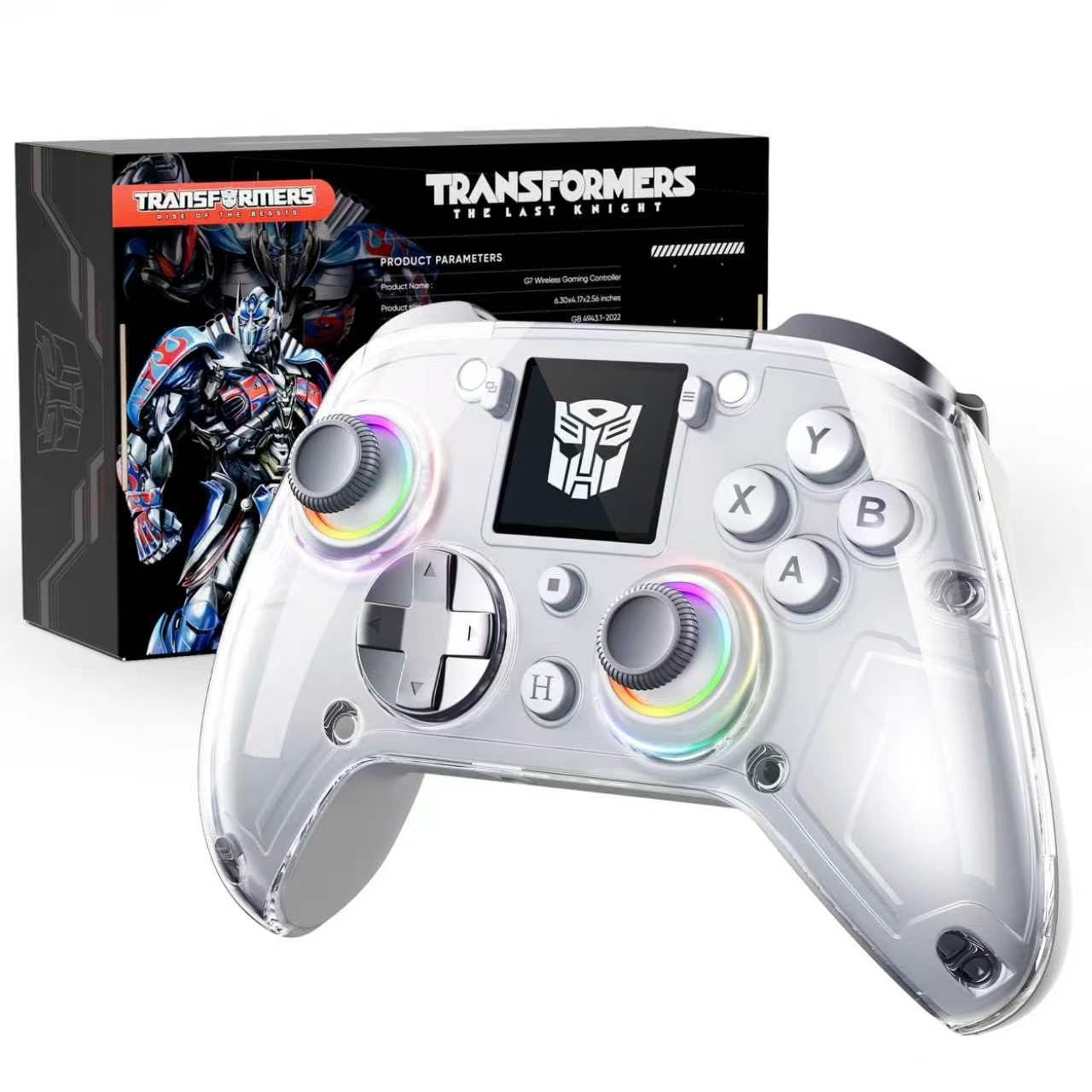CONTROL INALÁMBRICO PARA PC TRANSFORMERS CON PANTALLA INTERACTIVA, GRIS - 1