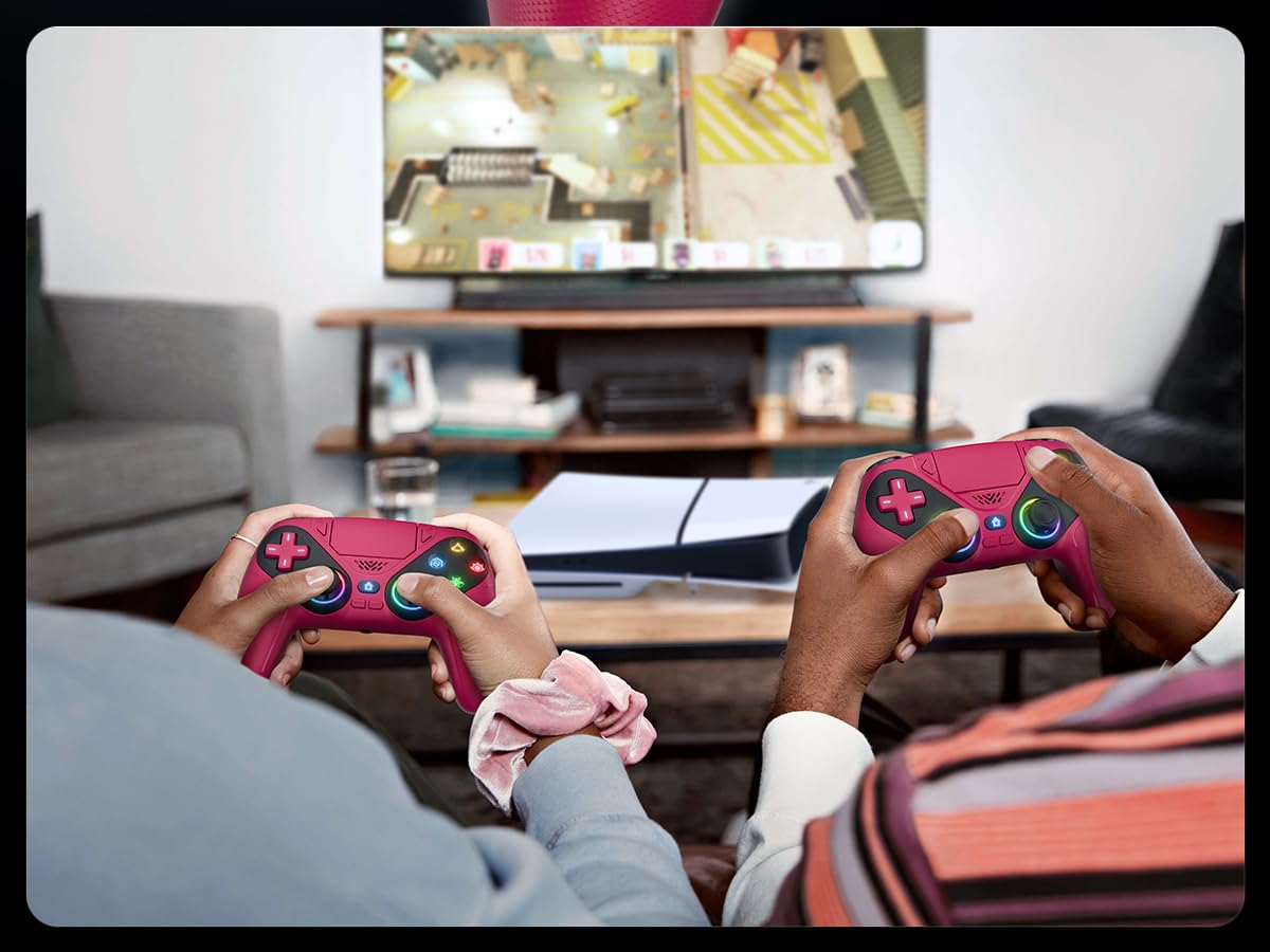 CONTROL INALÁMBRICO LENISUOLE CON TURBO Y BOTONES TRASEROS PARA PS5 Y PC WINDOWS - 5