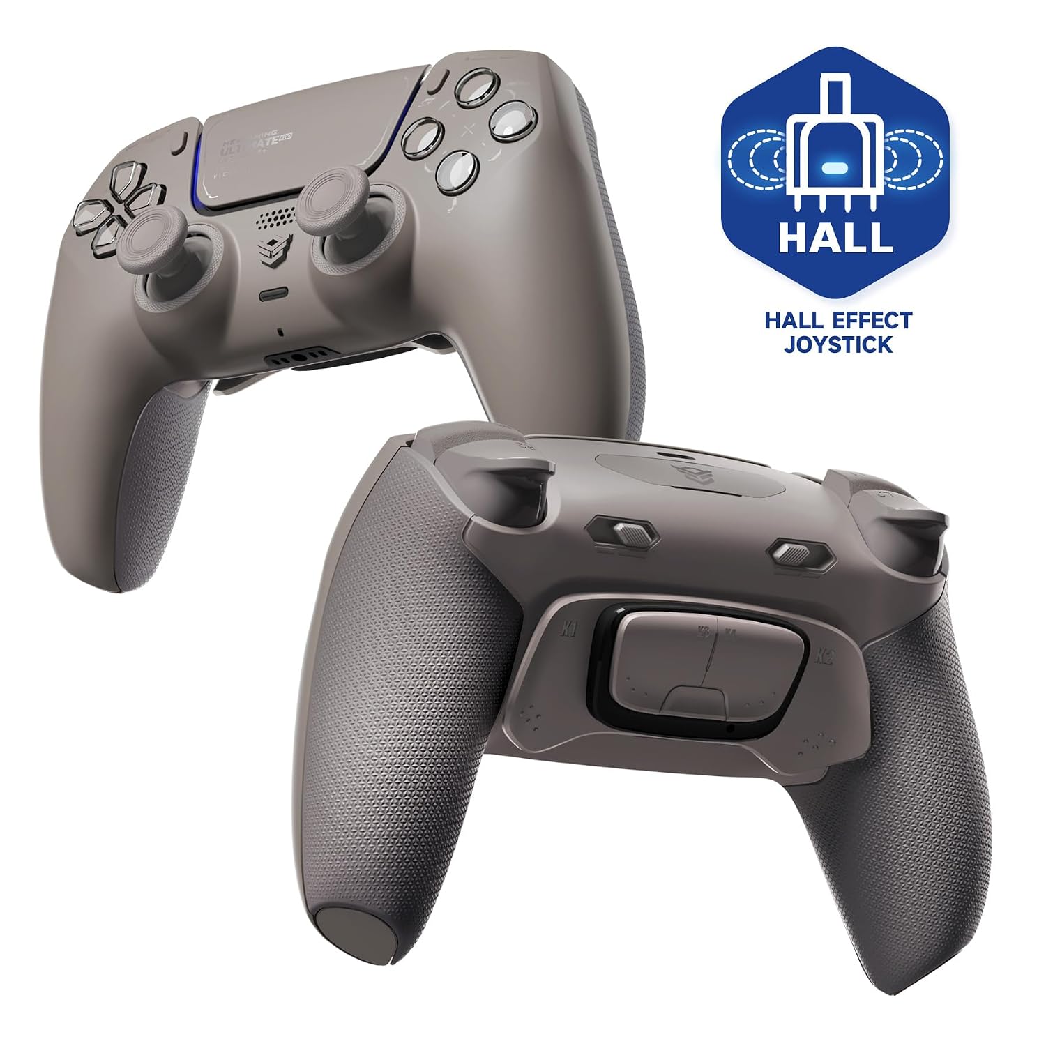 CONTROL PARA PS5 HEXGAMING ULTIMATE PRO QUANTUM GRAY - 1