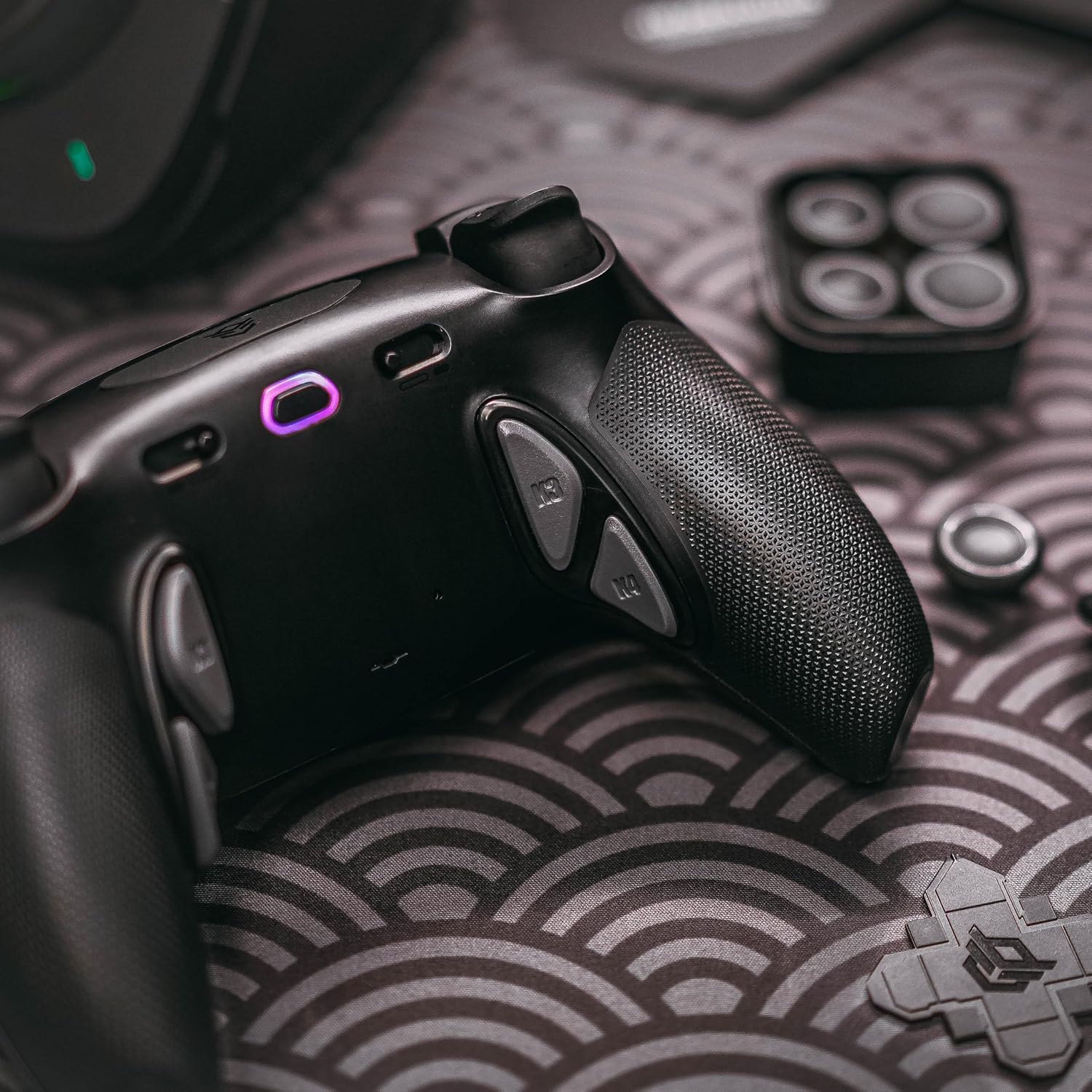 CONTROL INALÁMBRICO HEXGAMING PHANTOM COMPATIBLE CON PS5 GRIS SOMBRA - 3