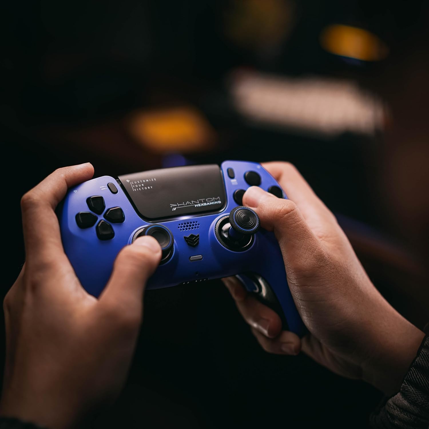 CONTROL INALÁMBRICO HEXGAMING PHANTOM COMPATIBLE CON PS5 AZUL SUEÑO - 2