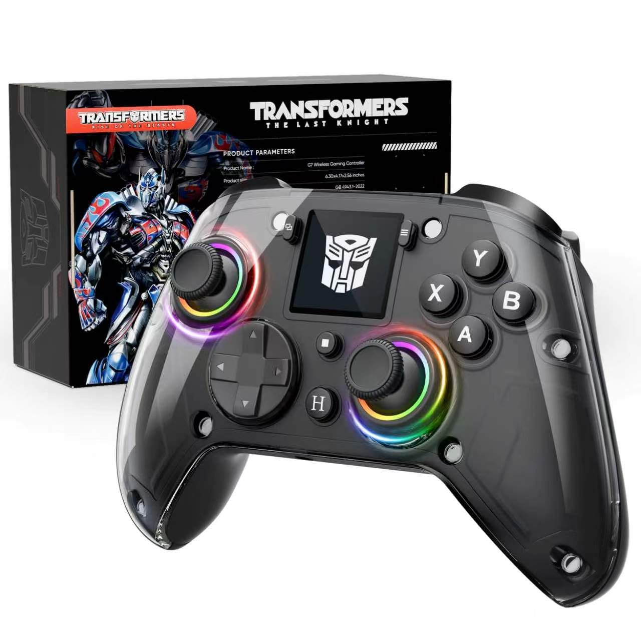 CONTROL INALÁMBRICO PARA PC TRANSFORMERS CON PANTALLA INTERACTIVA, NEGRO - 1