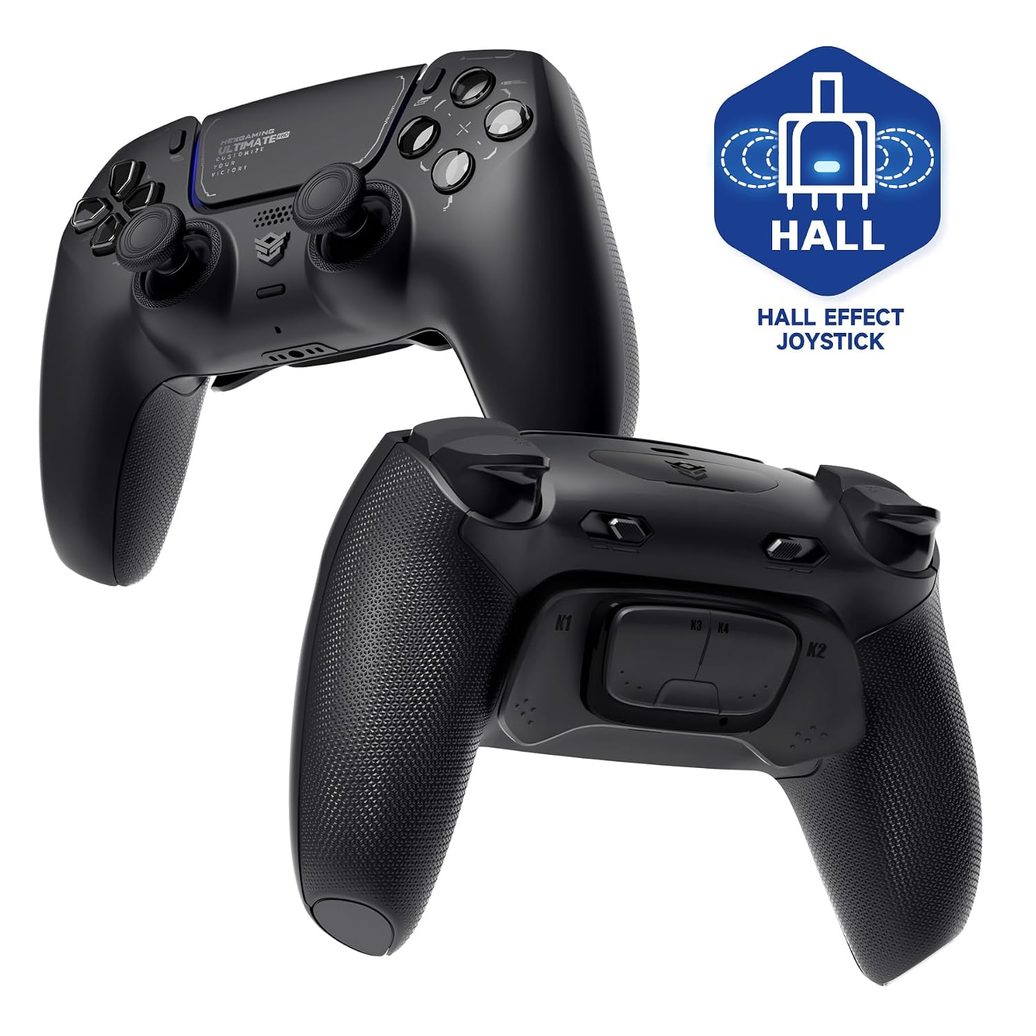 CONTROL PARA PS5 HEXGAMING ULTIMATE PRO NEGRO CAOS - 1