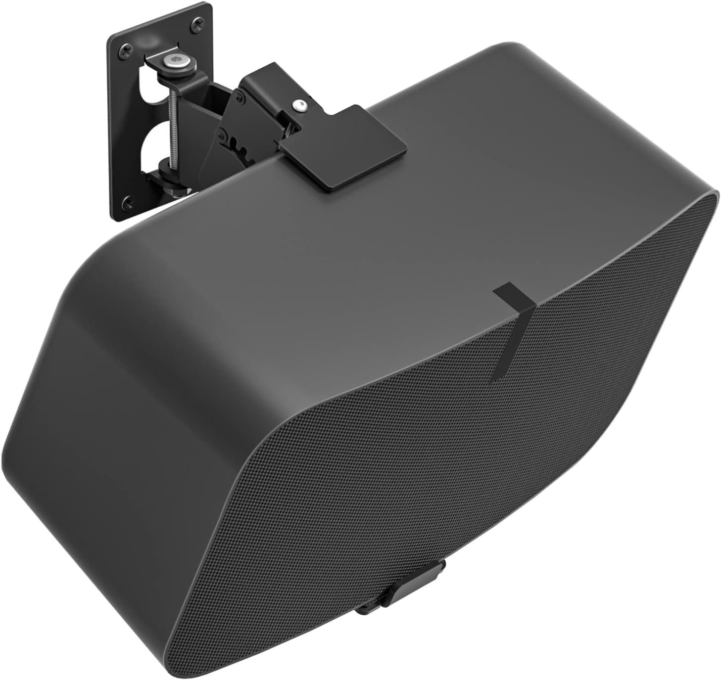 SOPORTE DE PARED PARA PARLANTES YIBRACKI SONOS 5 Y PLAY 5 AJUSTABLE NEGRO - 1