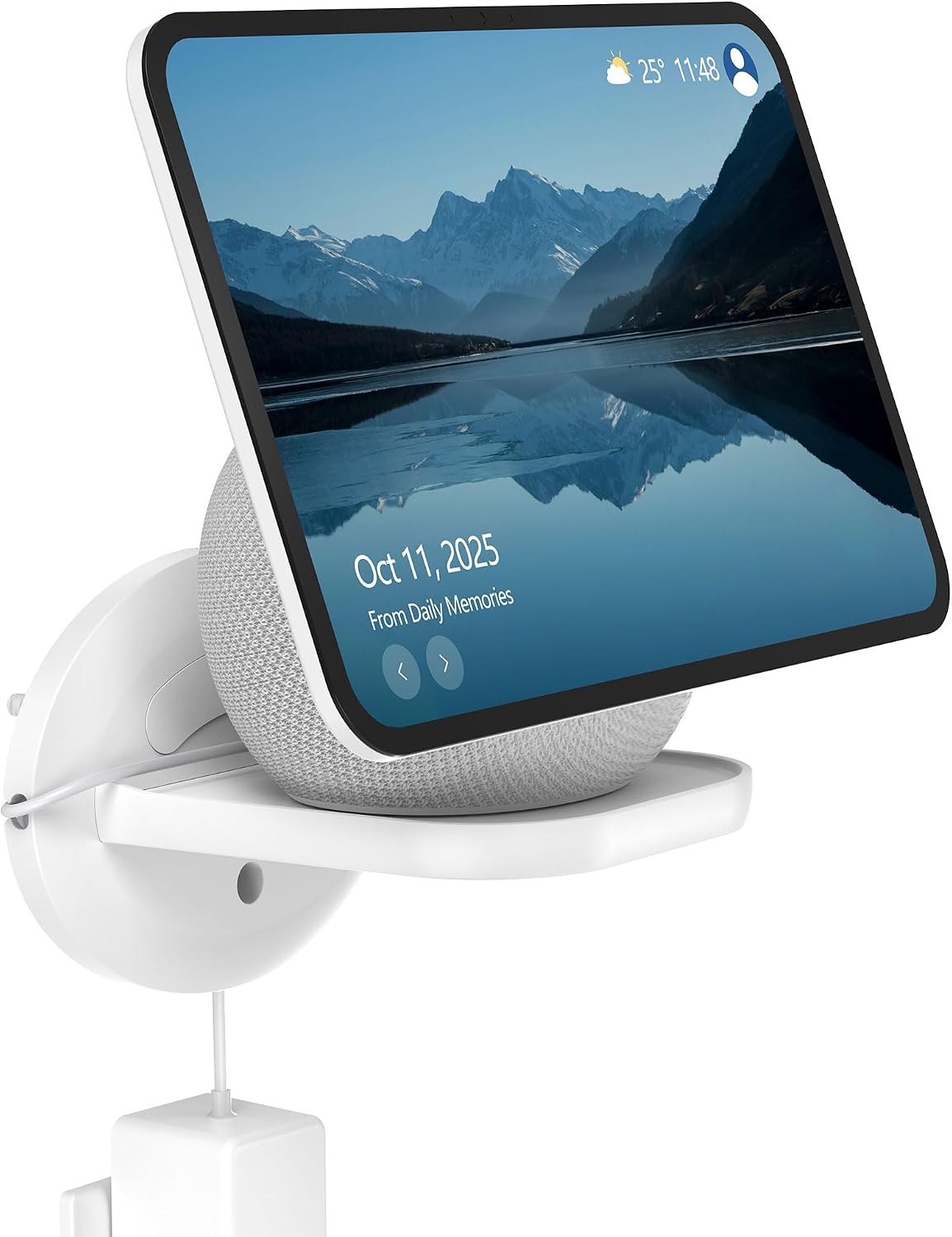 SOPORTE DE PARED PARA PARLANTES HOMEMOUNT PARA SHOW 11/8 Y HOMEPOD MINI BLANCO - 1