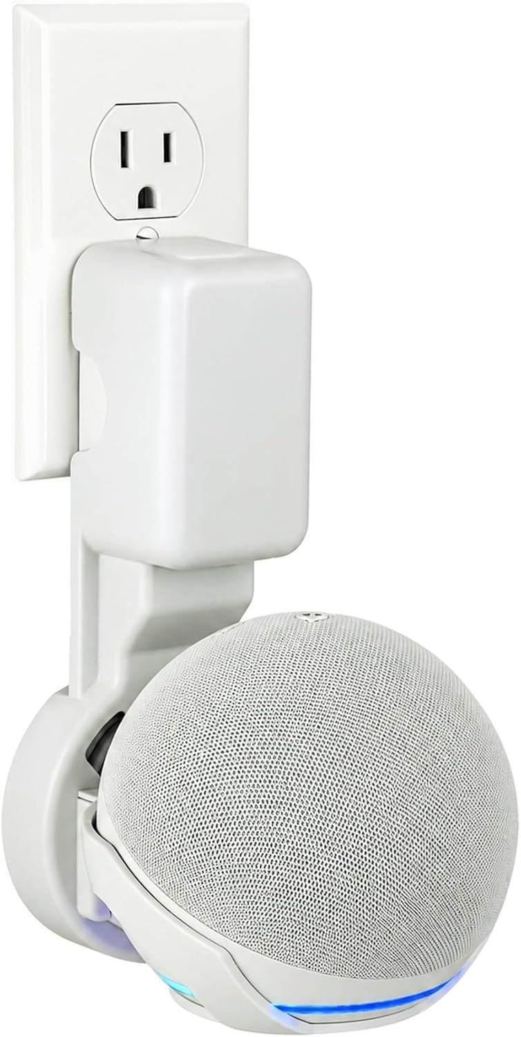 SOPORTE DE PARED PARA PARLANTES NOVERAPRIME DOT 4TA Y 5TA GENERACIÓN HOPESTAR H52 BLANCO - 1