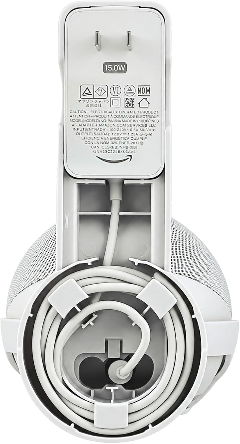 SOPORTE DE PARED PARA PARLANTES NOVERAPRIME DOT 4TA Y 5TA GENERACIÓN HOPESTAR H52 BLANCO - 4