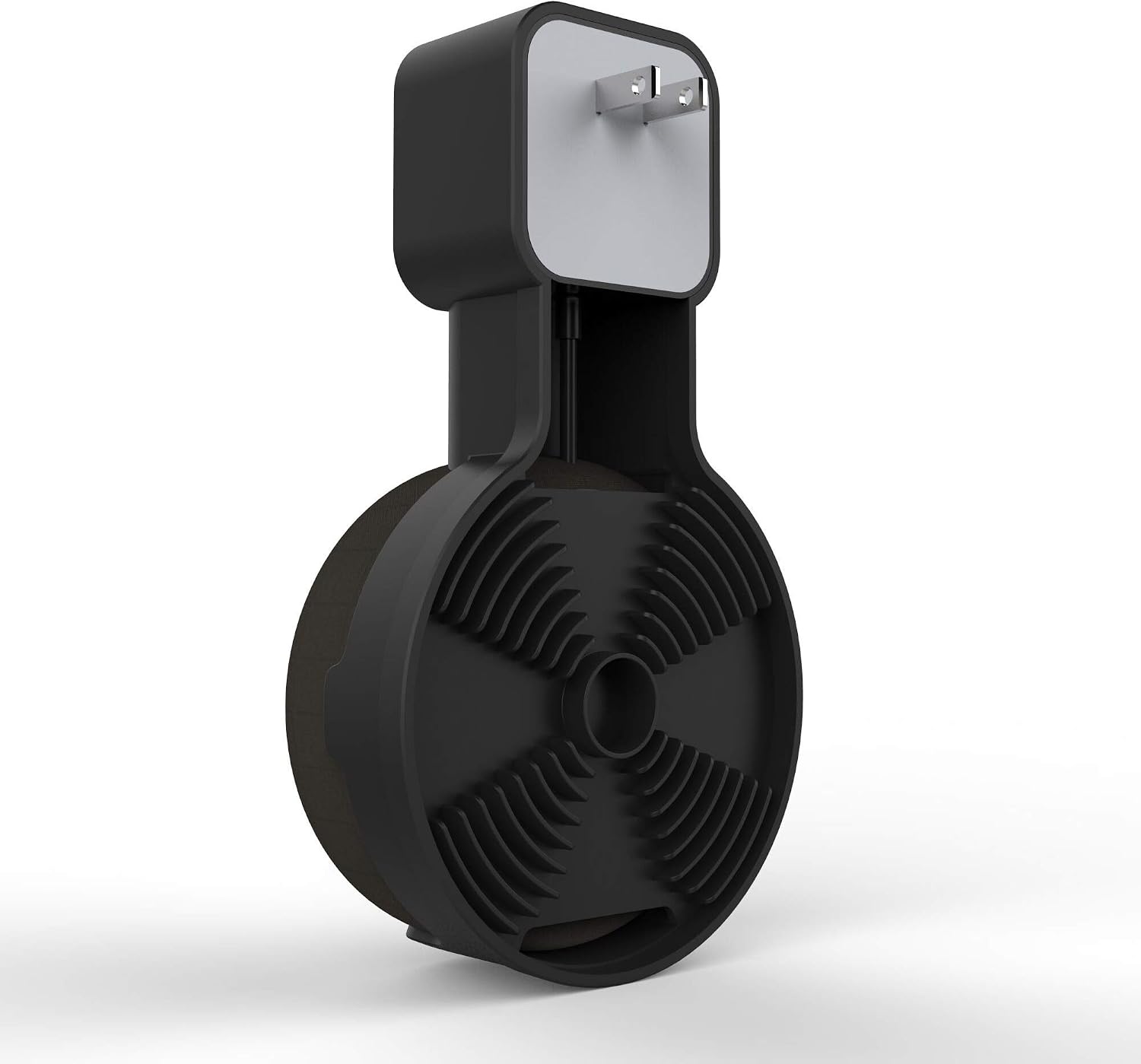 SOPORTE DE PARED PARA ECHO DOT 3RA GENERACIÓN SUIXING NEGRO - 3