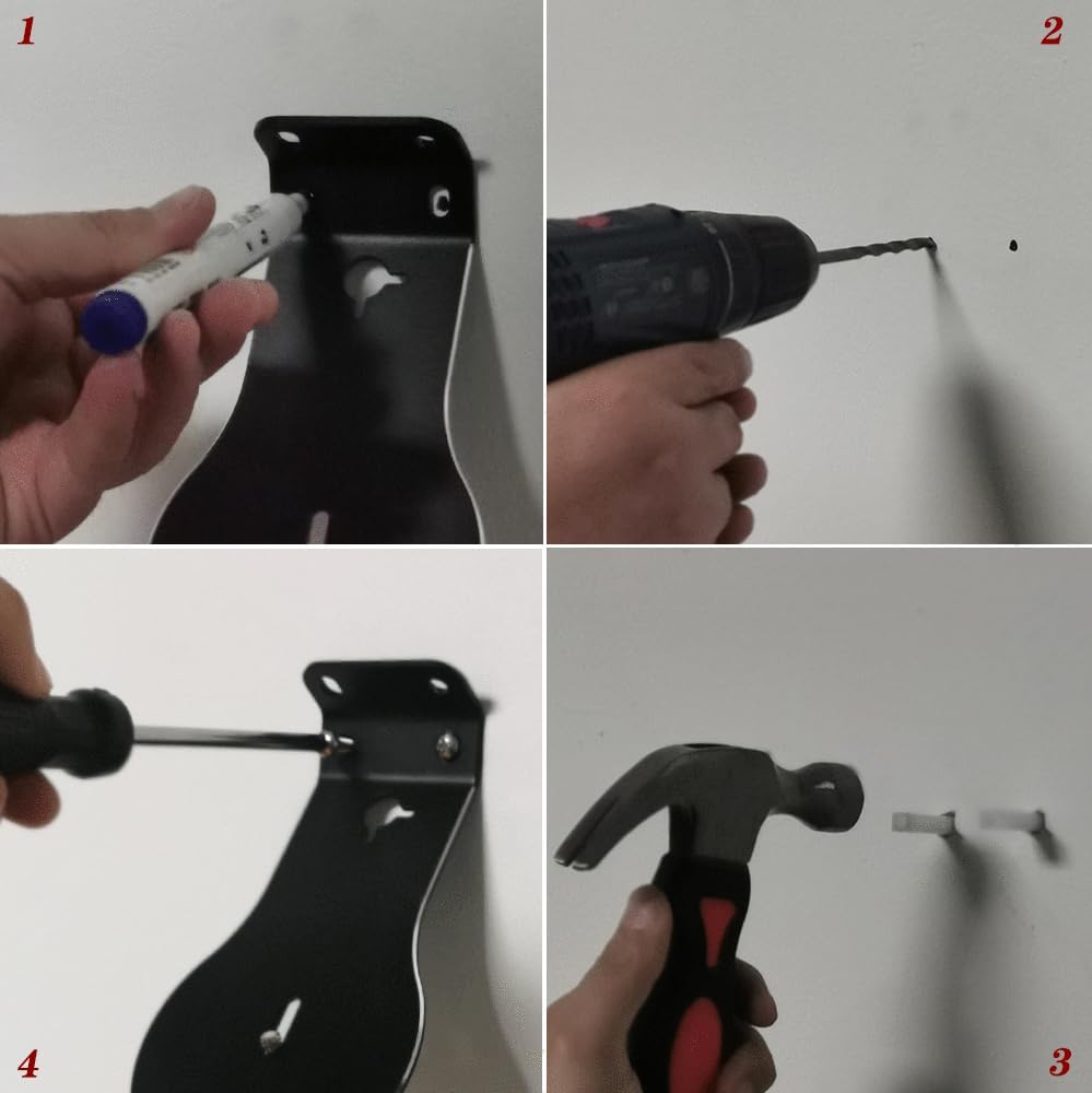 SOPORTE DE PARED PARA PARLANTE ATOPHK PARA ECHO 4TA Y 3RA GENERACIÓN ALUMINIO AJUSTABLE NEGRO - 5