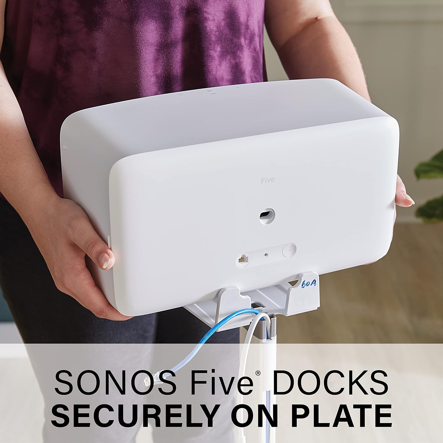 SOPORTE PARA PARLANTES SANUS OSS52 PARA SONOS FIVE Y PLAY:5 BLANCO - 3