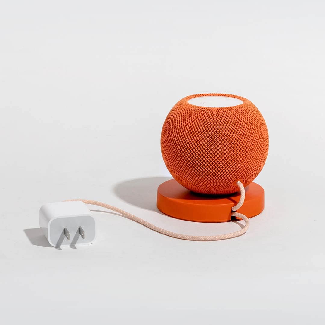 ORGANIZADOR DE CABLES CABLECOASTER PARA HOMEPOD MINI Y OTROS DISPOSITIVOS ELECTRÓNICOS NARANJA - 1