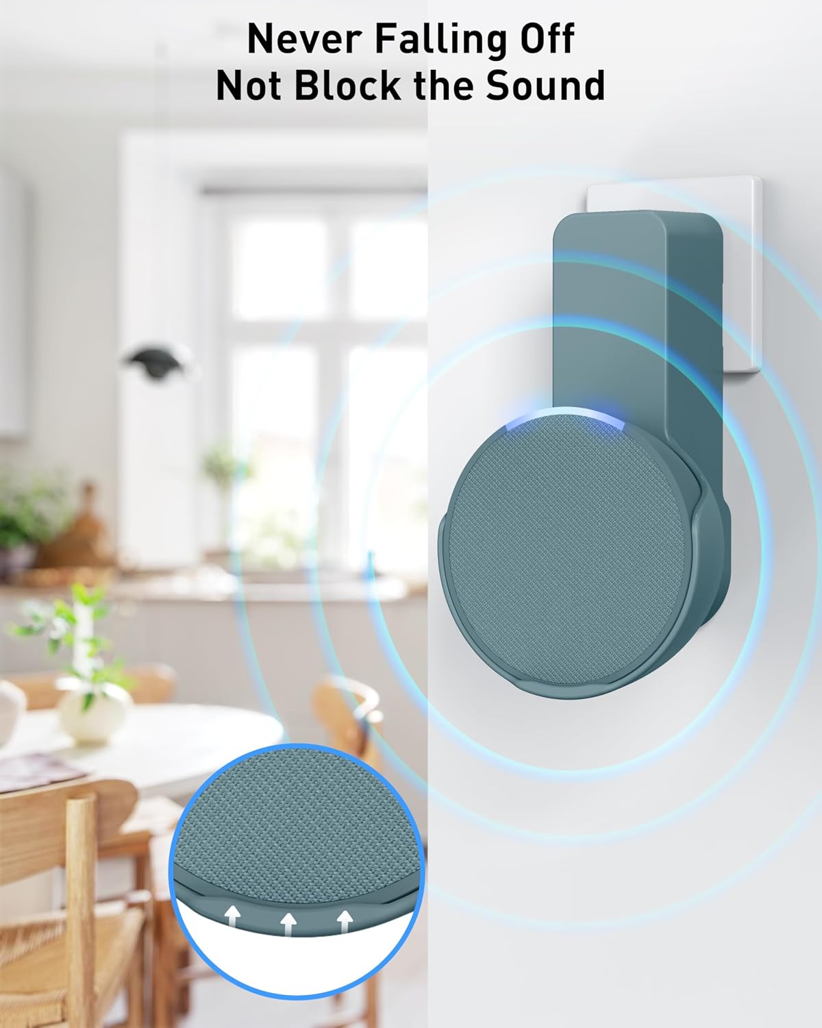 SOPORTE DE PARED PARA PARLANTE MAXONAR POP SIN TALADRO - 2