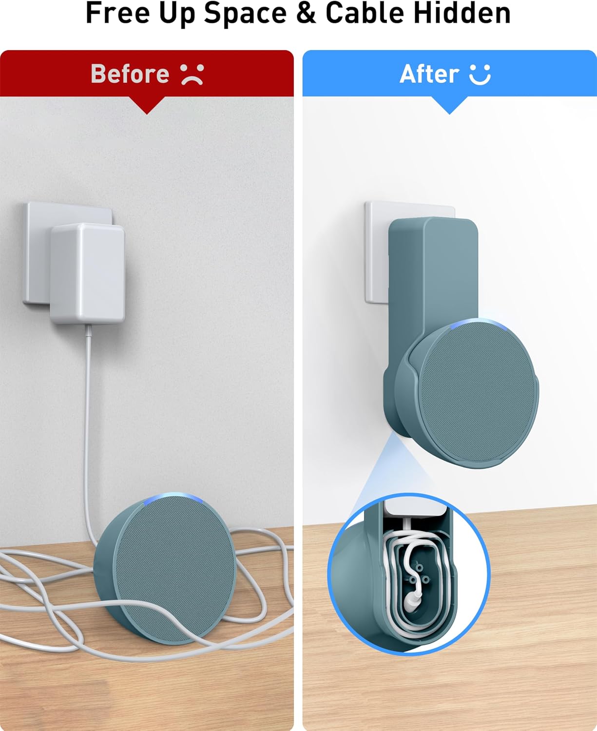 SOPORTE DE PARED PARA PARLANTE MAXONAR POP SIN TALADRO - 3