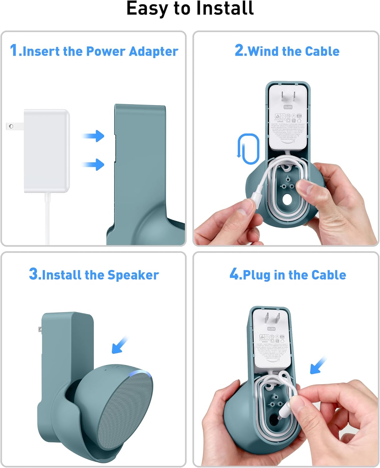 SOPORTE DE PARED PARA PARLANTE MAXONAR POP SIN TALADRO - 5