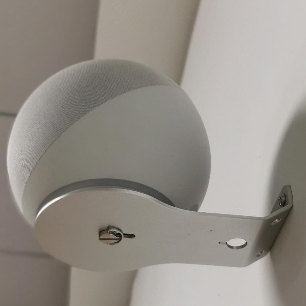 SOPORTE DE PARED PARA PARLANTES ATOPHK PARA ECHO 4TA Y 3RA GENERACIÓN ALUMINIO AJUSTABLE - 1
