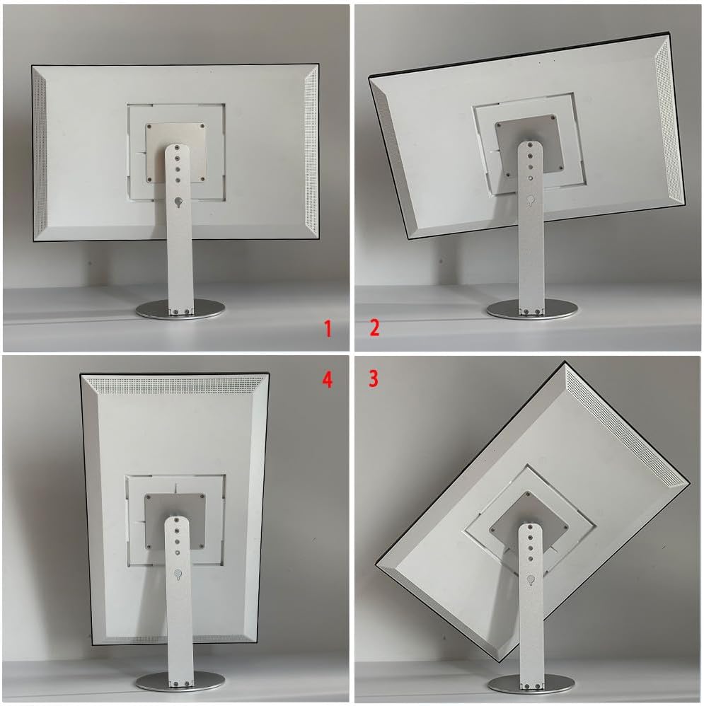 SOPORTE AJUSTABLE DE ALUMINIO PARA ECH_OOO SHOW 21 Y 15 ATOPHK PLATEADO - 4