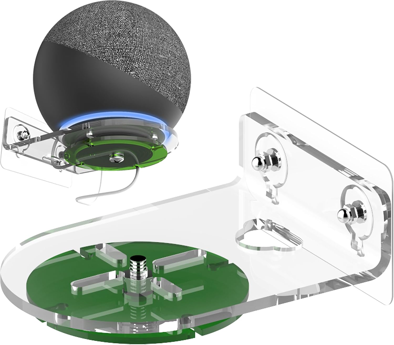 SOPORTE DE PARED PARA PARLANTES HOOKMEMO COMPATIBLE CON ECHO STUDIO 2025 Y SONOS ERA100 - 2