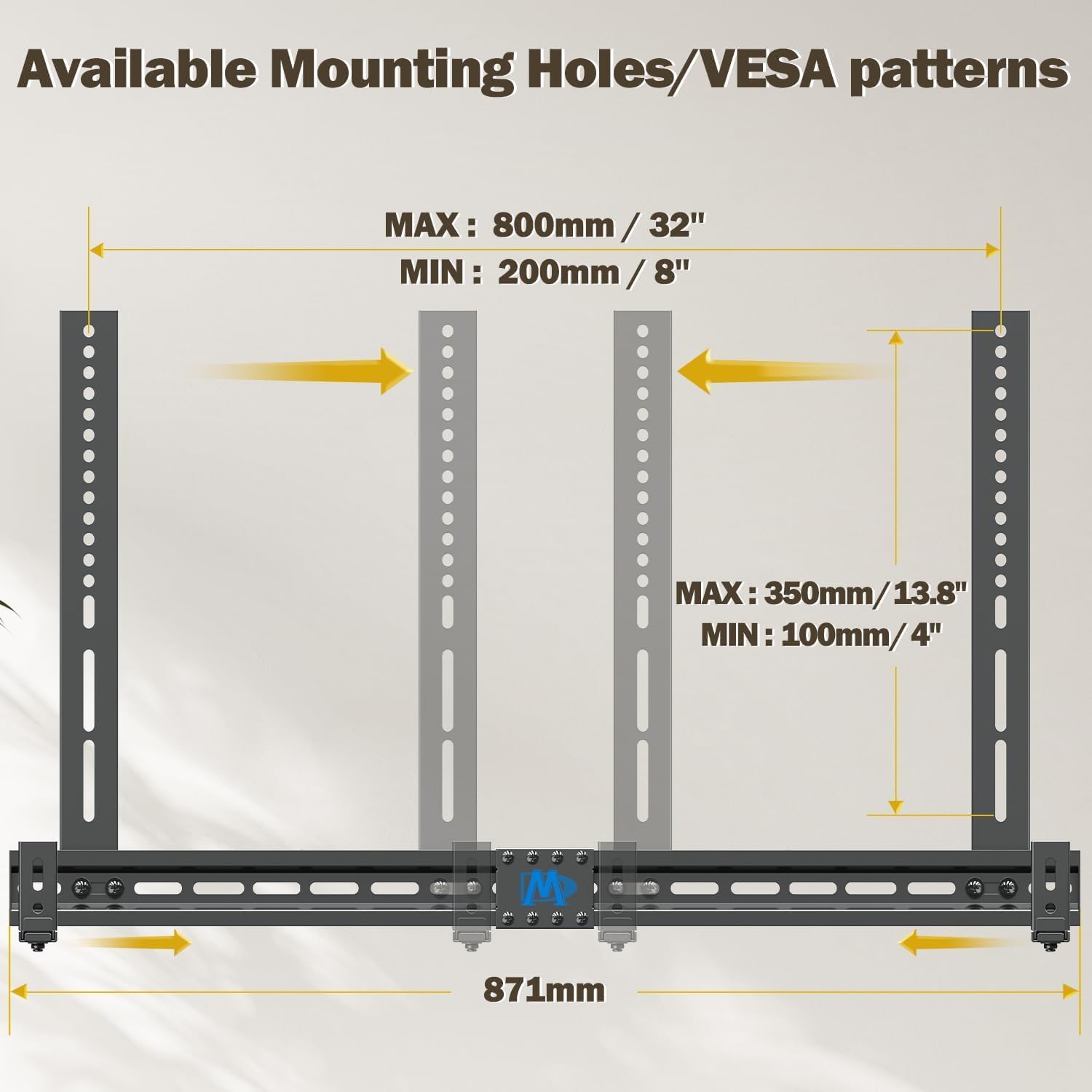 SOPORTE PARA BARRA DE SONIDO MOUNTING DREAM PARA TV HASTA 20 LBS - 3