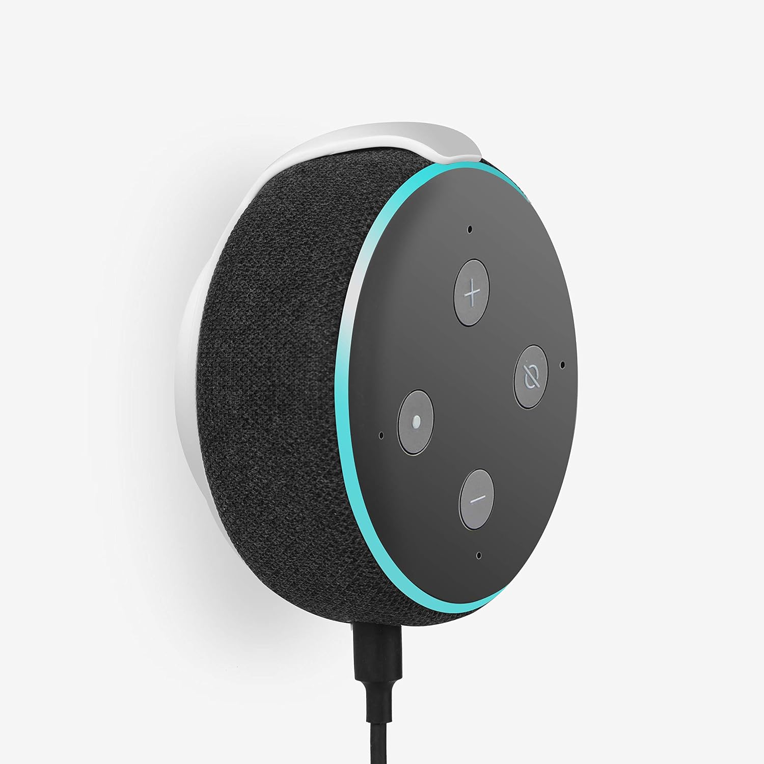 SOPORTE DE PARED WIDEPLORE PARA ECHO DOT 3RA GENERACIÓN SIN TALADRO CON GESTIÓN DE CABLES - 1