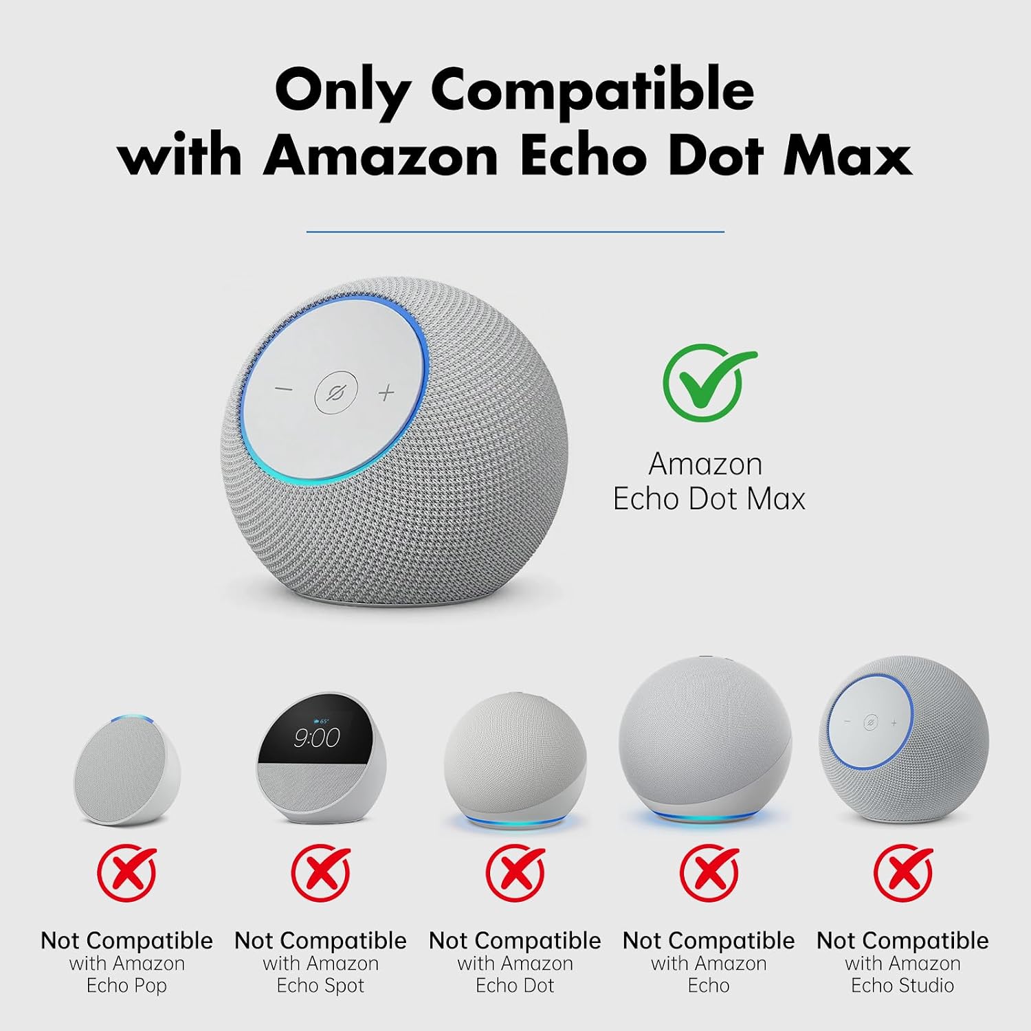 SOPORTE DE PARED PARA PARLANTE EDUP LOVE DOT MAX CON GESTIÓN DE CABLES BLANCO - 3
