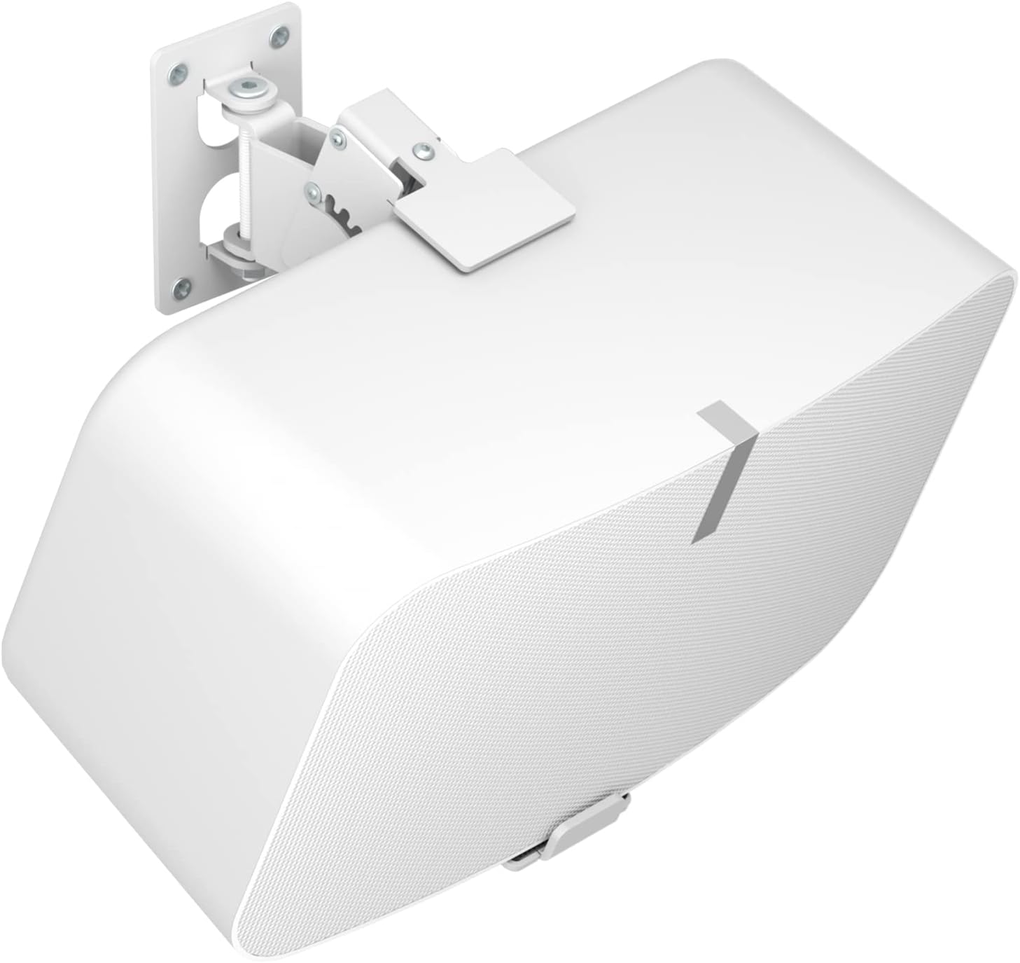 SOPORTE DE PARED PARA PARLANTES YIBRACKI SONOS 5 Y PLAY 5 AJUSTABLE BLANCO - 1