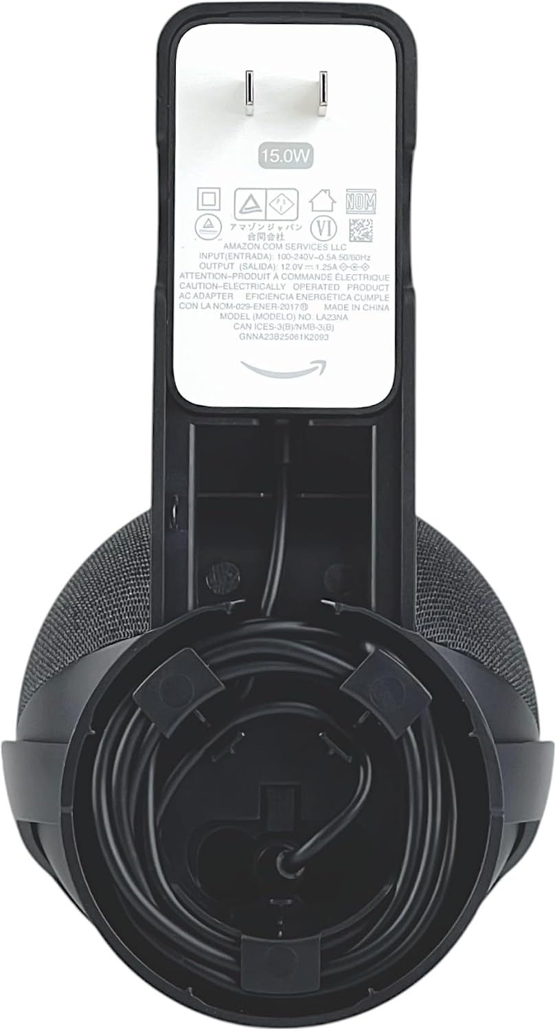 SOPORTE DE PARED PARA PARLANTE NOVERAPRIME PARA DOT 4TA Y 5TA GENERACIÓN Y HOPESTAR H52 NEGRO - 2