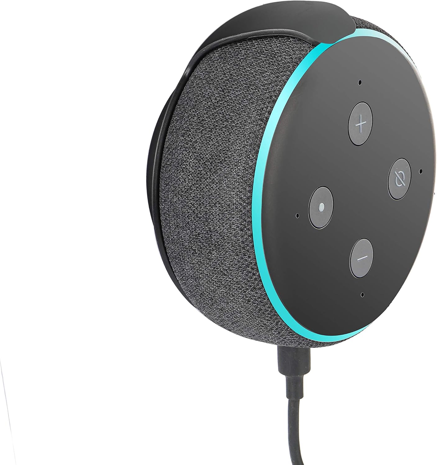 SOPORTE DE PARED PARA ECHO DOT 3RA GENERACIÓN WIDEPLORE NEGRO - 1