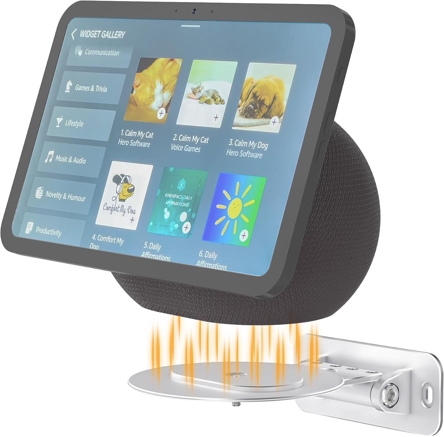 SOPORTE DE PARED PARA PARLANTES LAIVLI COMPATIBLE CON ECHO SHOW 8 Y ECHO SHOW 11 2025 - 1