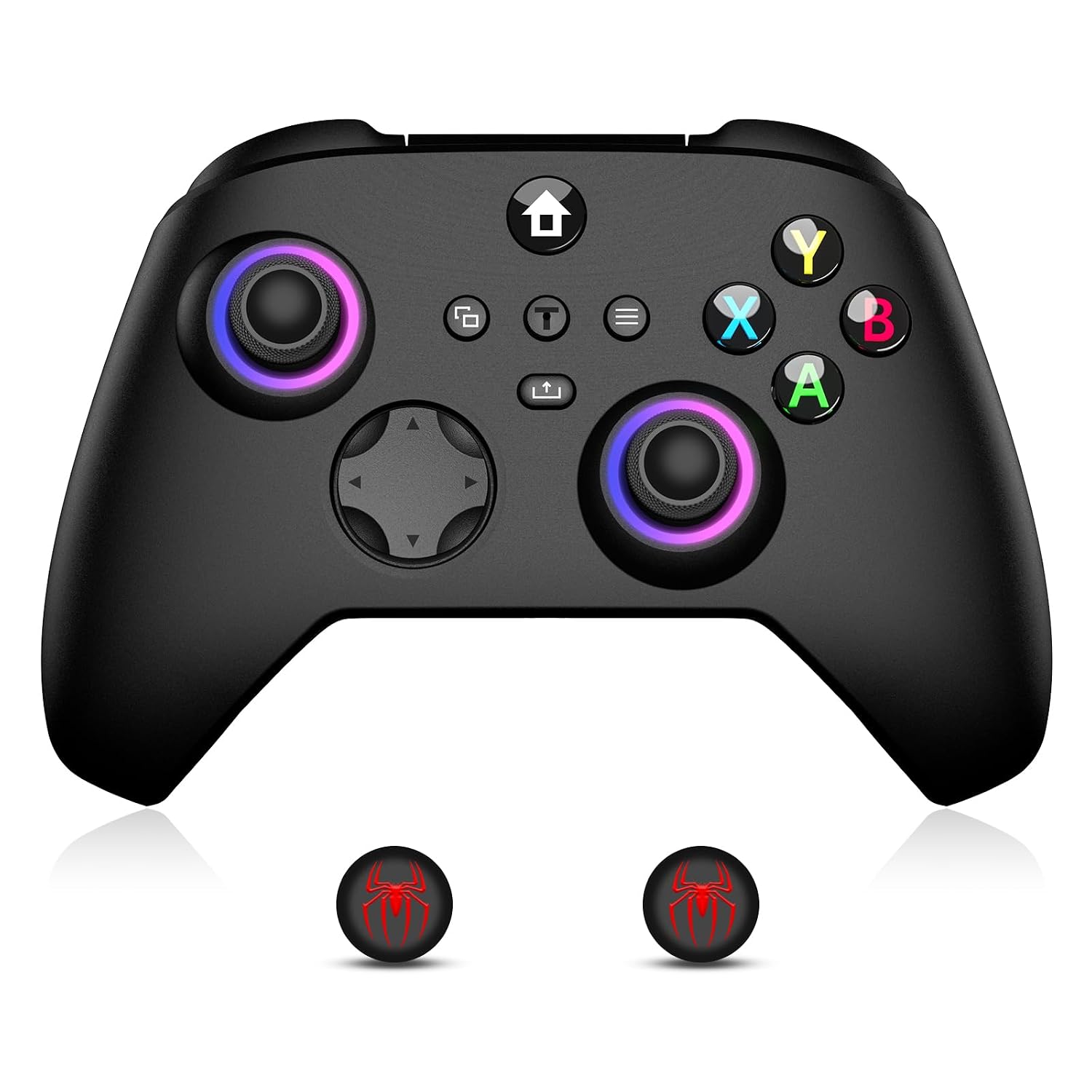 CONTROL INALÁMBRICO MOONAG PARA XBOX SERIES X/S/ONE Y PC CON JOYSTICK HALL EFFECT Y LUZ RGB - 1