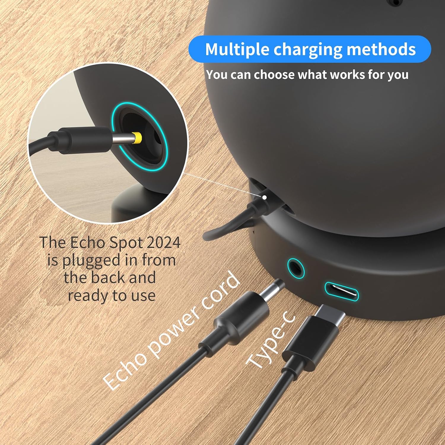 BASE DE BATERÍA PARA SPOT 5200 MAH LIBOER NEGRA - 5
