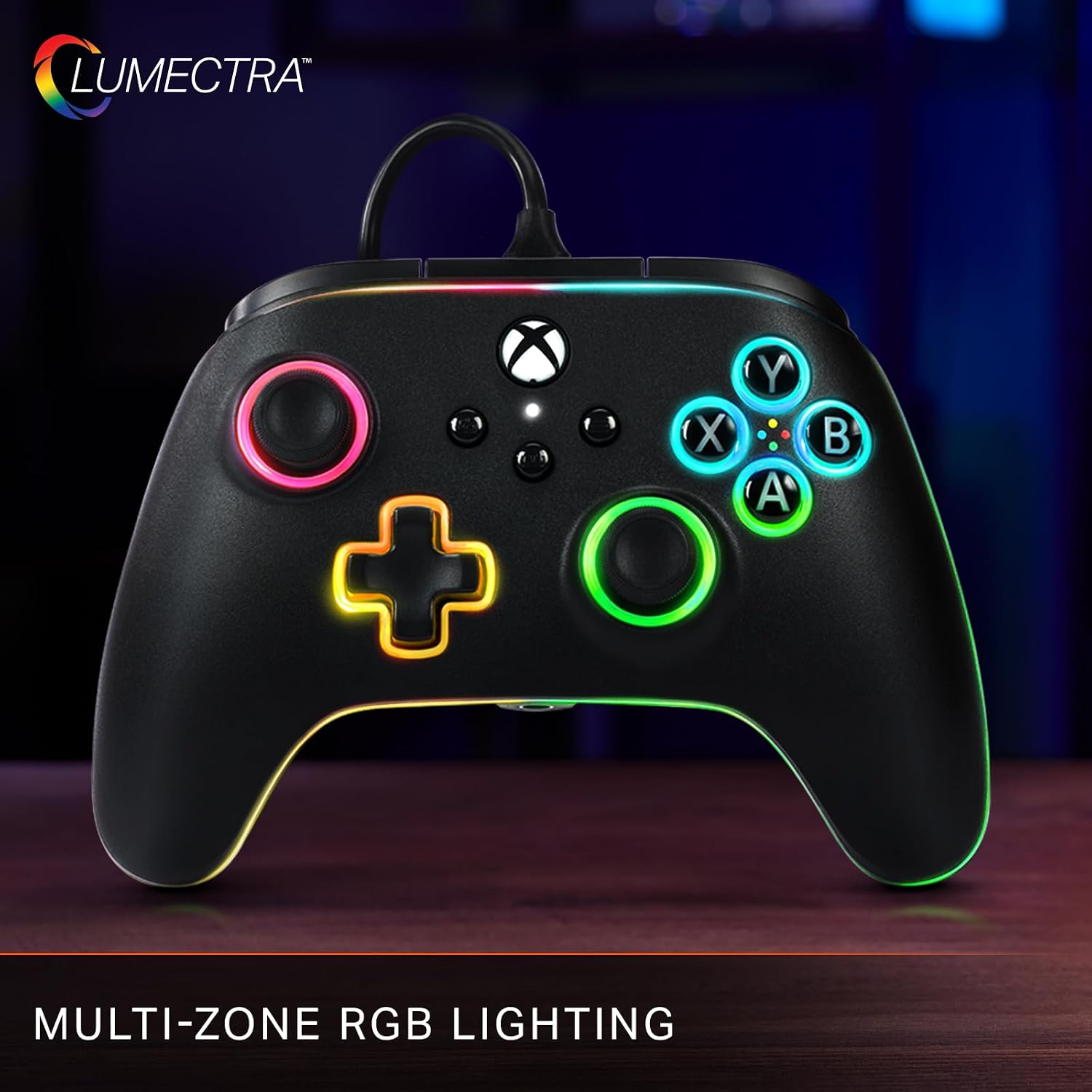 CONTROL POWERA ADVANTAGE WIRED PARA XBOX SERIES X|S CON LUMECTRA BLANCO - 5
