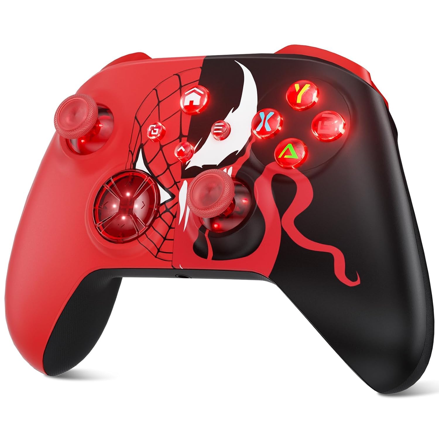 CONTROL INALÁMBRICO DINOSOO PARA XBOX SERIES X|S, ONE Y PC CON RGB, BLUETOOTH Y 4 MOTORES DE VIBRACIÓN - 1