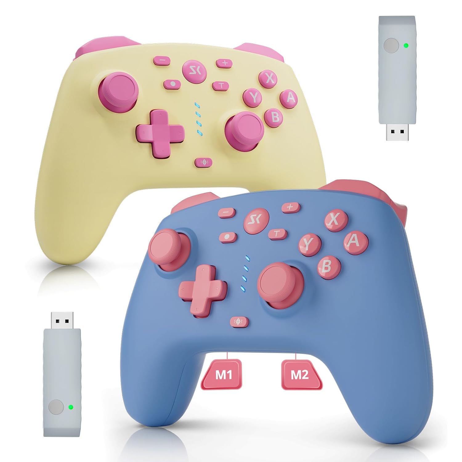 CONTROL INALÁMBRICO CHENGDAO PARA SWITCH/SWITCH LITE/OLED/SWITCH 2 CON GATILLOS Y JOYSTICKS HALL EFFECT, FUNCIÓN TURBO Y 2 - 1