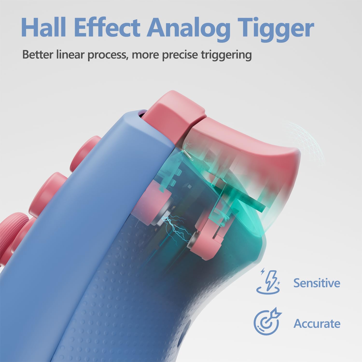 CONTROL INALÁMBRICO PARA SWITCH CHENGDAO SWITCH 2 PRO AZUL - 3