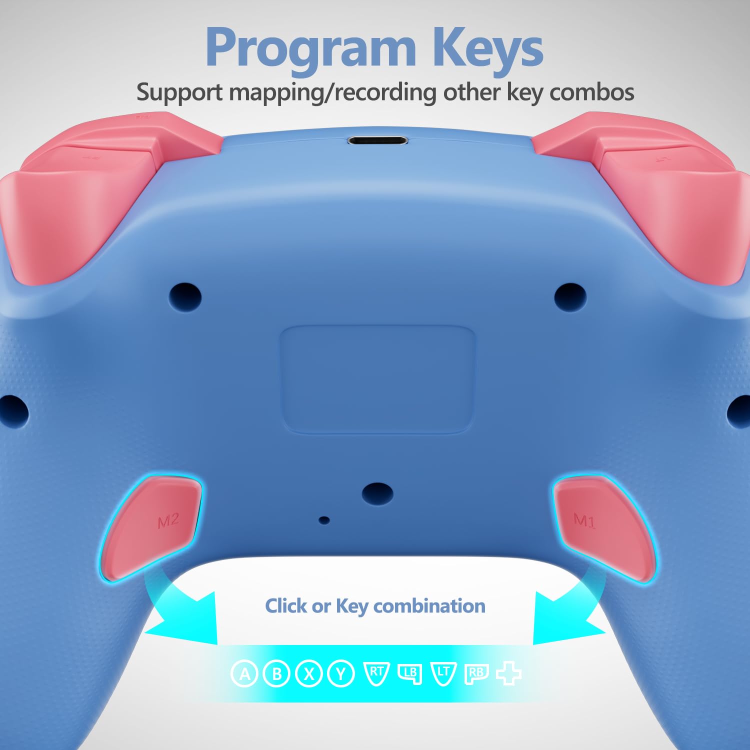 CONTROL INALÁMBRICO PARA SWITCH CHENGDAO SWITCH 2 PRO AZUL - 4