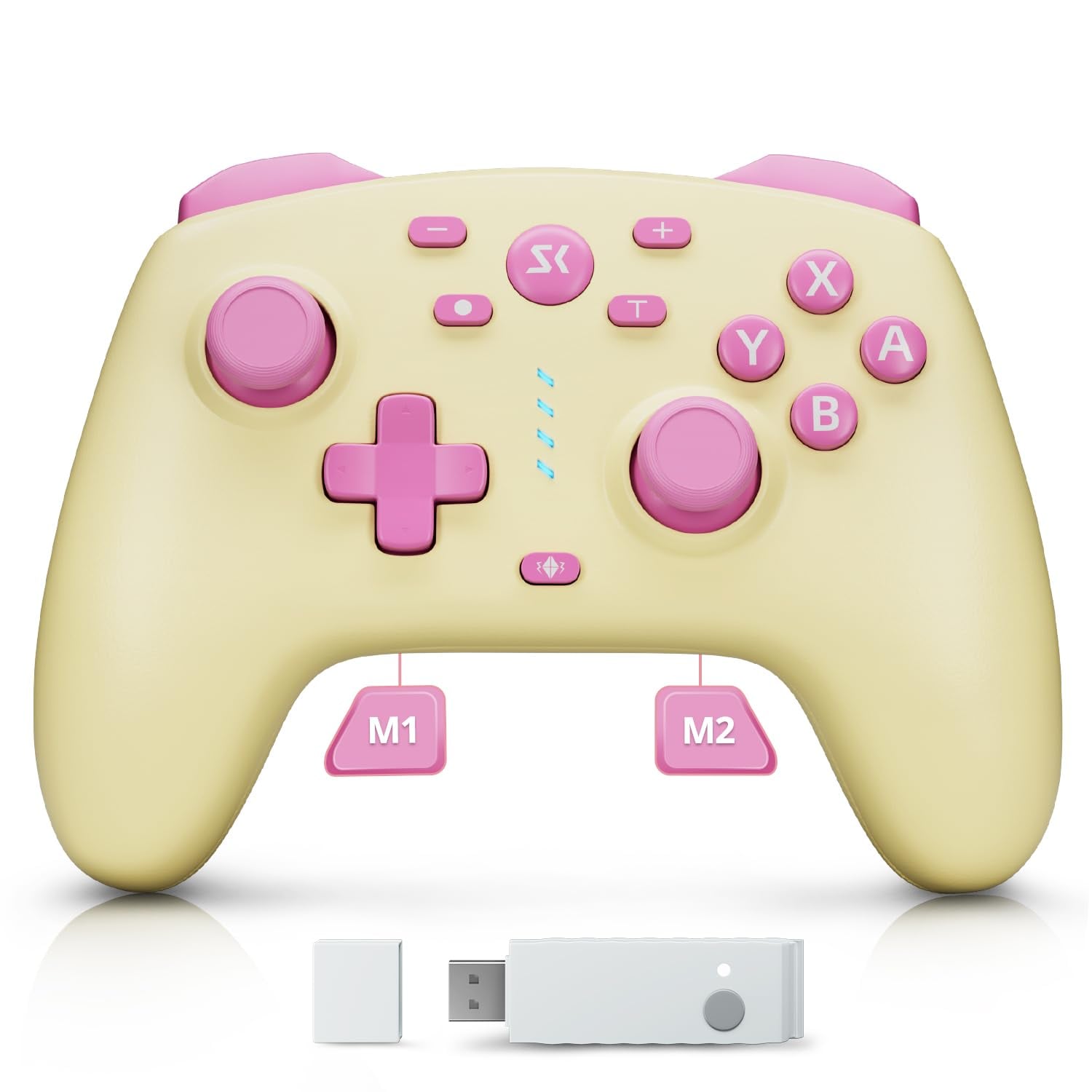 CONTROL INALÁMBRICO PARA SWITCH CHENGDAO SWITCH 2 PRO AMARILLO - 1