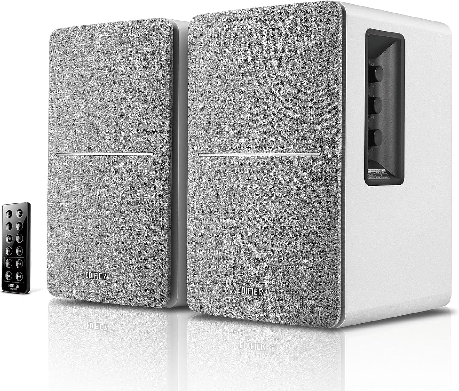 PARLANTES EDIFIER R1280DB BLUETOOTH 42W RMS MADERA BLANCA - 1
