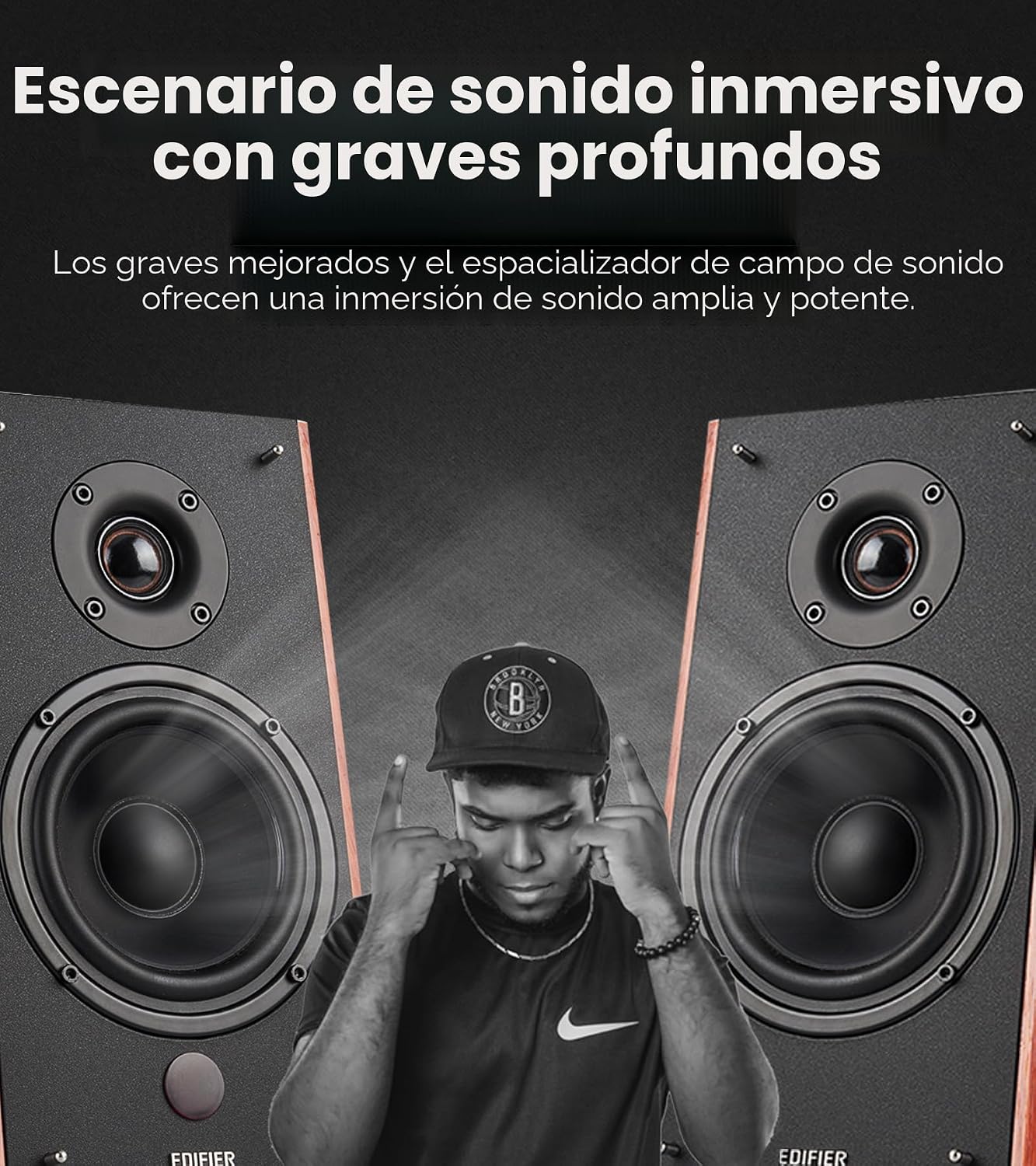 PARLANTES EDIFIER R2000DB BLUETOOTH 120W RMS NEGRO - 5