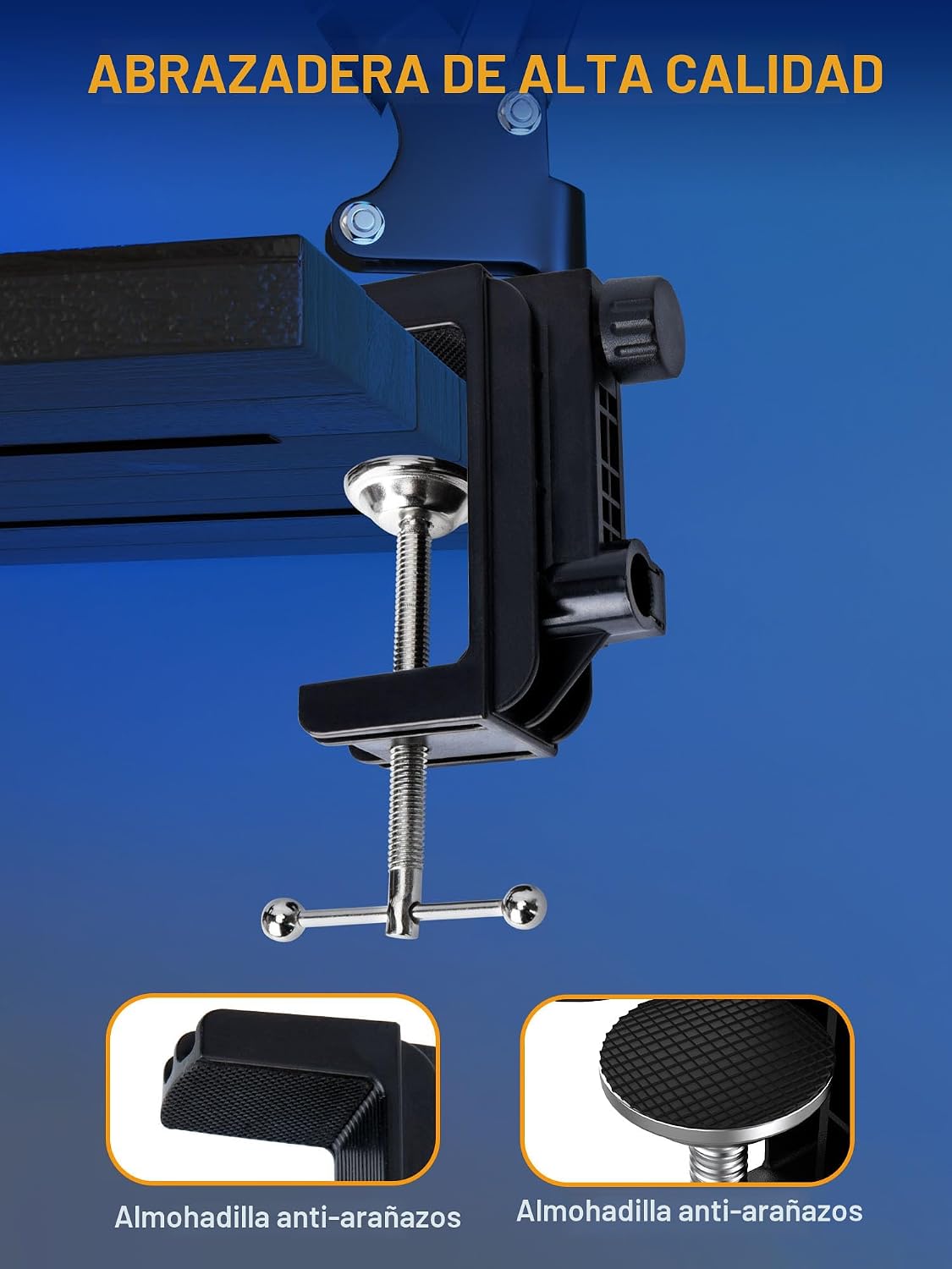 BRAZO SOPORTE PARA MICRÓFONO SUNMON QUADCAST BOOM ARM CON ADAPTADOR 3/8' A 5/8' - 5