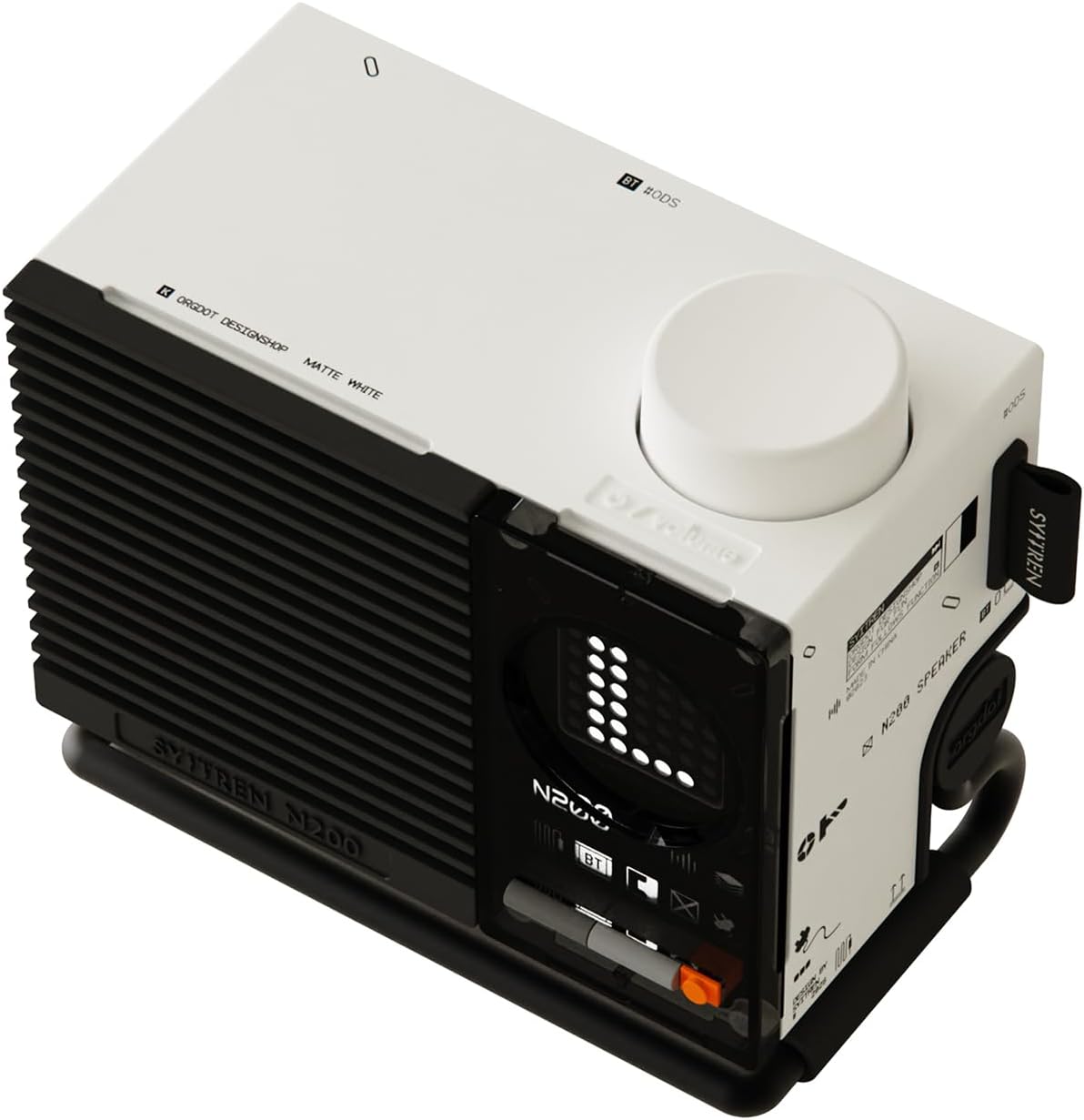 PARLANTE PORTÁTIL SYITREN N200 BLUETOOTH RETRO NEGRO - 2