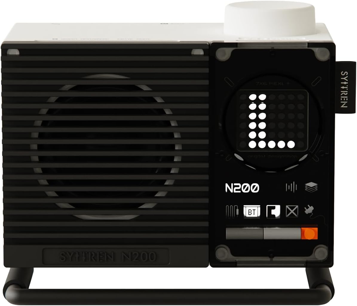 PARLANTE PORTÁTIL SYITREN N200 BLUETOOTH RETRO NEGRO - 3