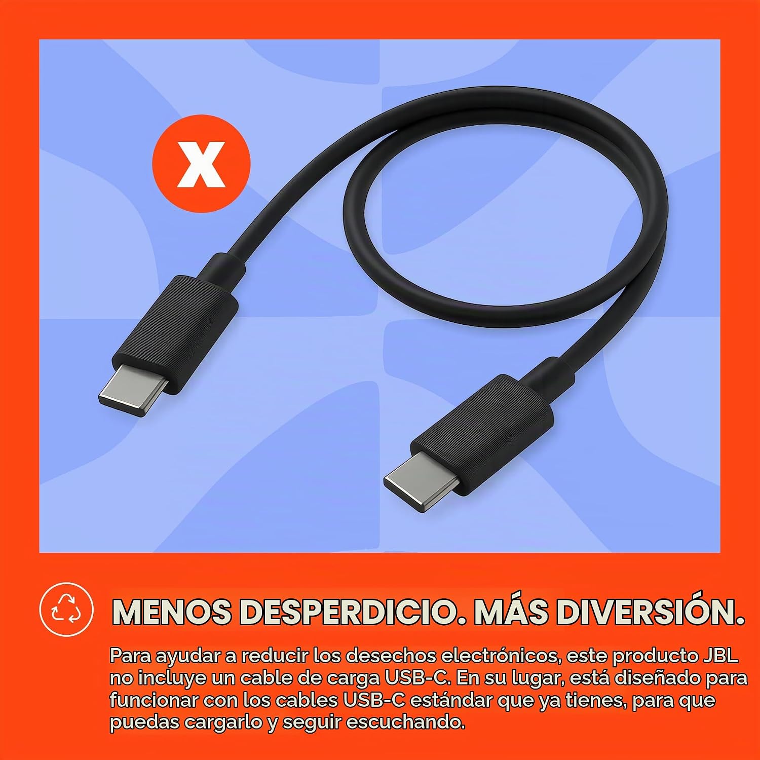 PARLANTE PORTÁTIL JBL CHARGE 6 BLUETOOTH RESISTENTE AL AGUA Y GOLPES COLOR ARENA - 3
