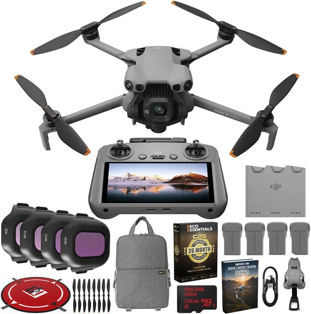DRONE DJI MINI 5 PRO COMBO FLY MORE CON CÁMARA 1 PULG. 50MP Y KIT DE FILTROS ND - 1