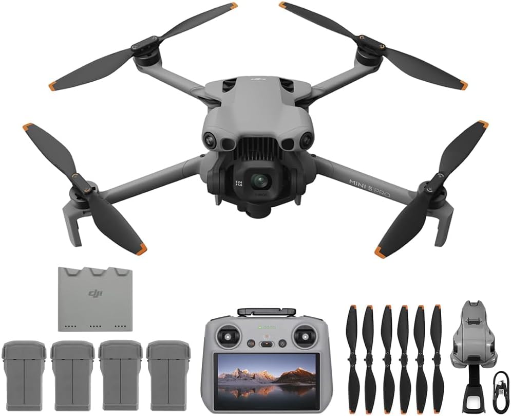DRONE DJI MINI 5 PRO COMBO FLY MORE CON CÁMARA 1 PULG. 50MP Y KIT DE FILTROS ND - 4